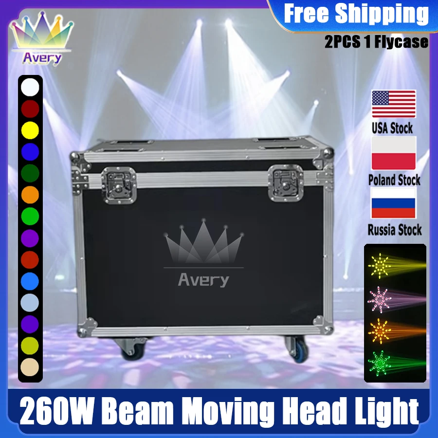 

0 Tax 1Pcs Flycase For Lyre Beam 10r 260w Sharpy Beam 260w Moving Head Lights Stage DJ Lighting Club Disco Beam 9r 260W Wedding