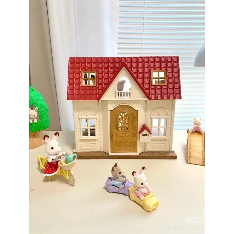Originale Sylvanian Families Portachiavi Vestiti Sorpresa Mobili Chihuahua Figure Houes Accessori Famiglia Giocattolo Dolce Sogno Casa