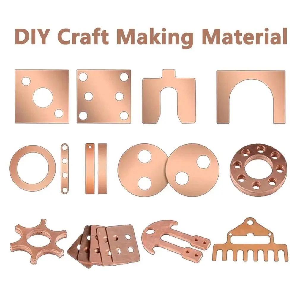 

Новая медная плоская полоса толщиной 1-3 мм, длина 1000 мм, высокочистый медный пруток T2, чистая медь для гальваники