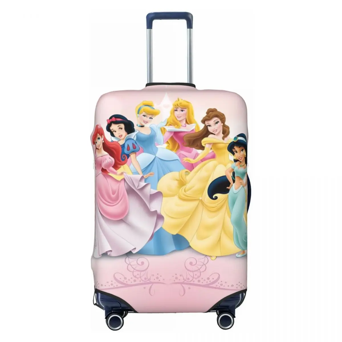 

Custom Princess Luggage Cover Cute Adorable Cartoon Movie Kawaii Film Suitcase Protector Covers Suit For 18-32 inch