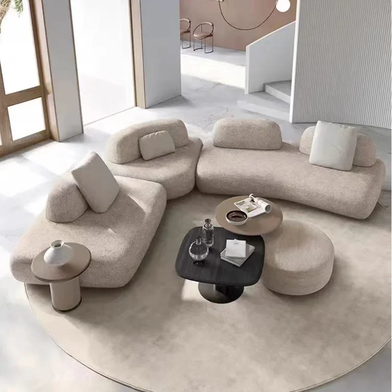 

Cobble Italian Minimalist Designer Creative Fabric Combination Sofa