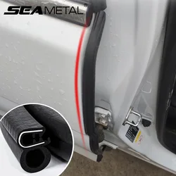 SEAMETAL Car Door Anti-collision Strip U Shaped Anti Scratch Car Body Door Edge Sealing Strip Protection Sticker Car Accessories