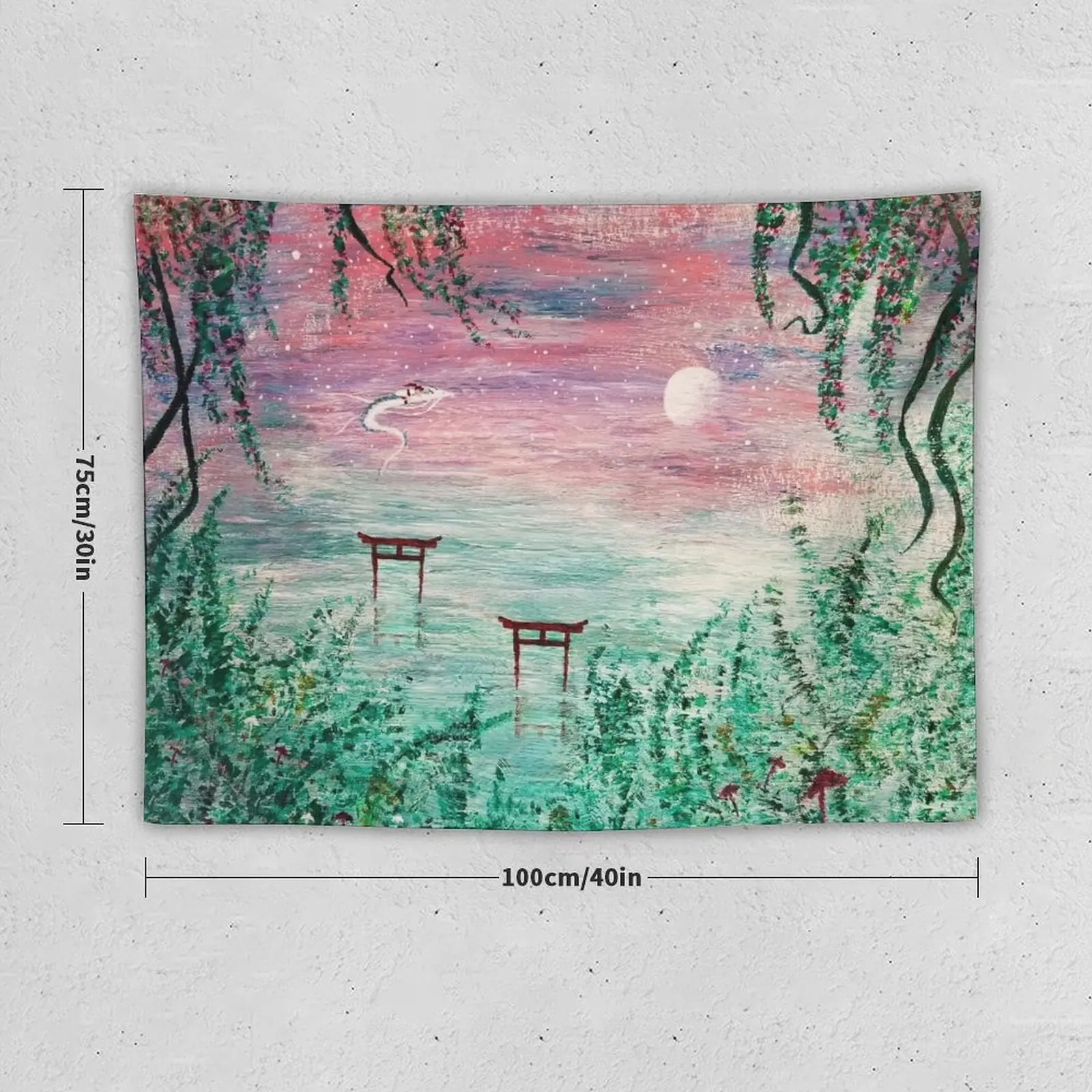 Haku Dragon River Spirit Tapestry Room Ornaments Room Decor Cute Tapestry