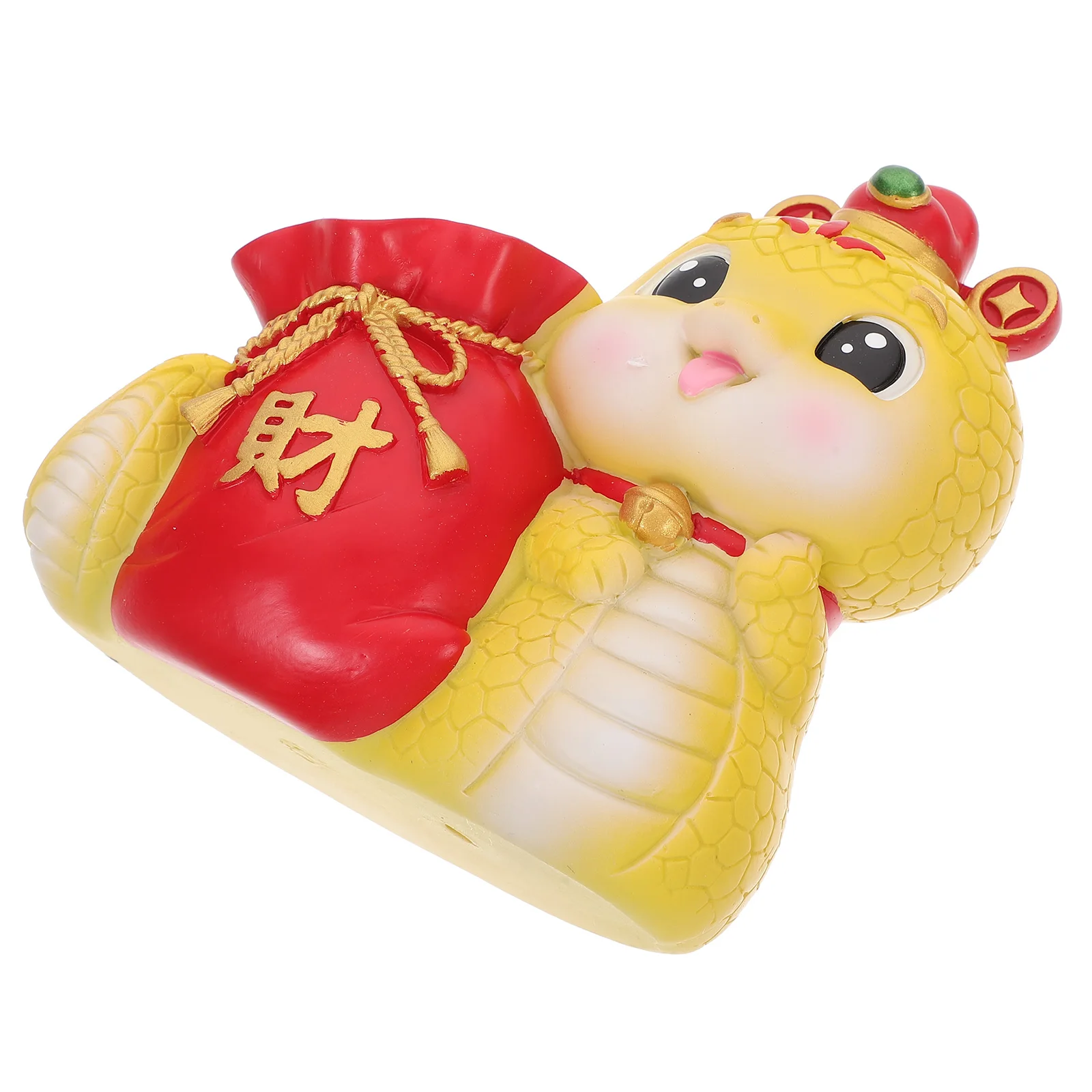 

Pen Holder Decoration Good Luck Snake Sculpture Cabinet Chinese Zodiac Pretty Holds
