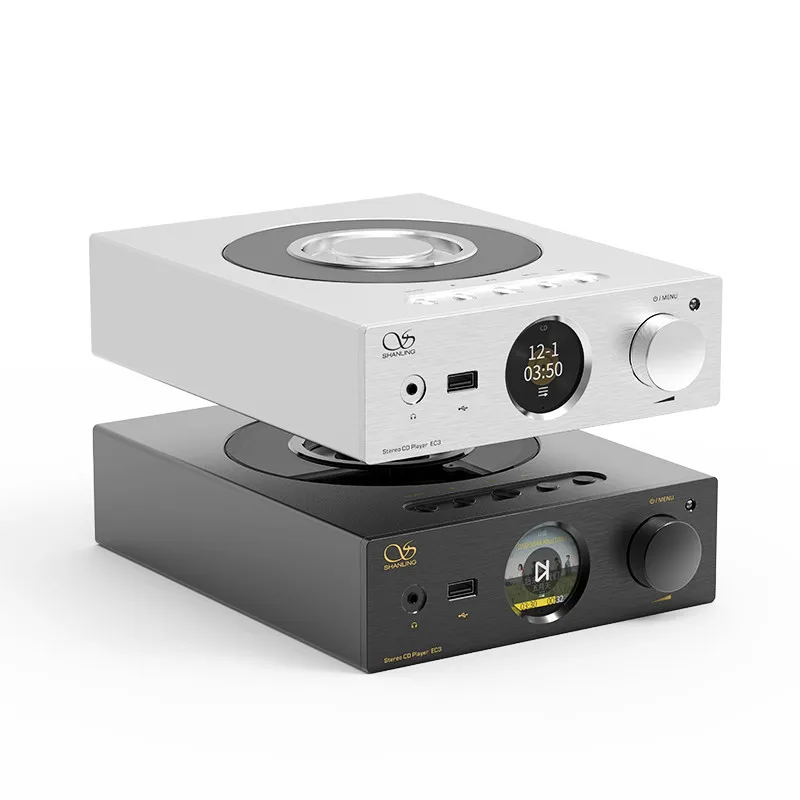 Shanling EC3 HD Hard Drive U Disk BT Headphone Preamp Top Open HIFI CD Player Mobile Phone APP Control DAC 9219C Chip