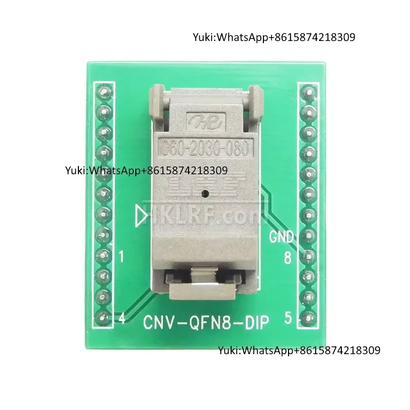 DFN8 QFN8-DIP8 CNV-QFN8-DIP Programmer Adapter Sockets DFN8 MLF8 3*2