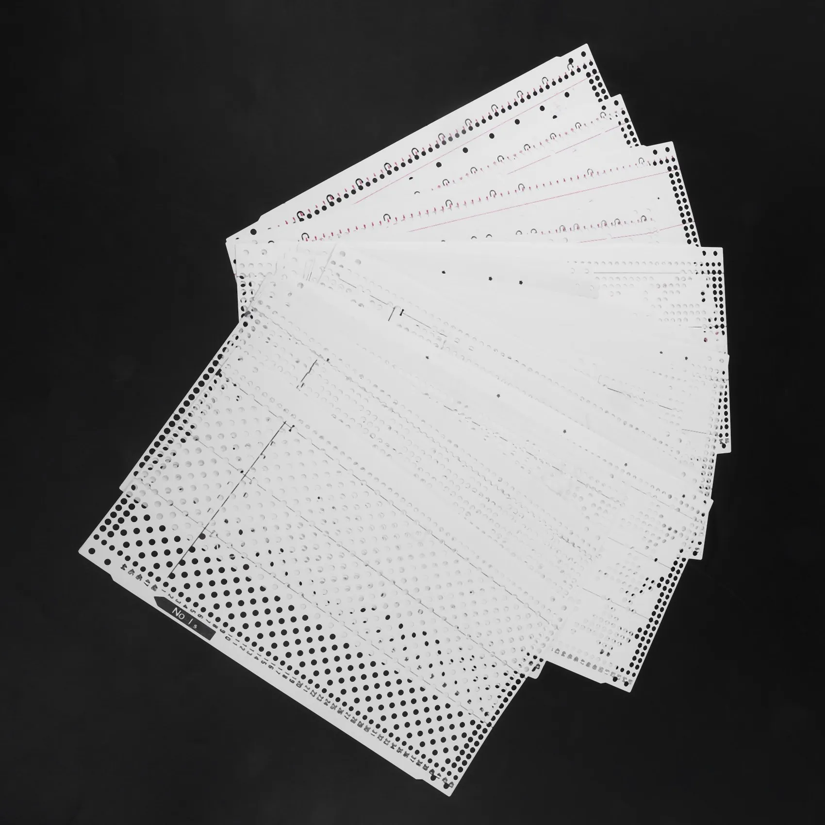 

AB47-20Pcs Pre Punched Card Kit For Brother Knitting Machine KH868 881 871 860 821 Accessories Knitting Machine Spare Parts