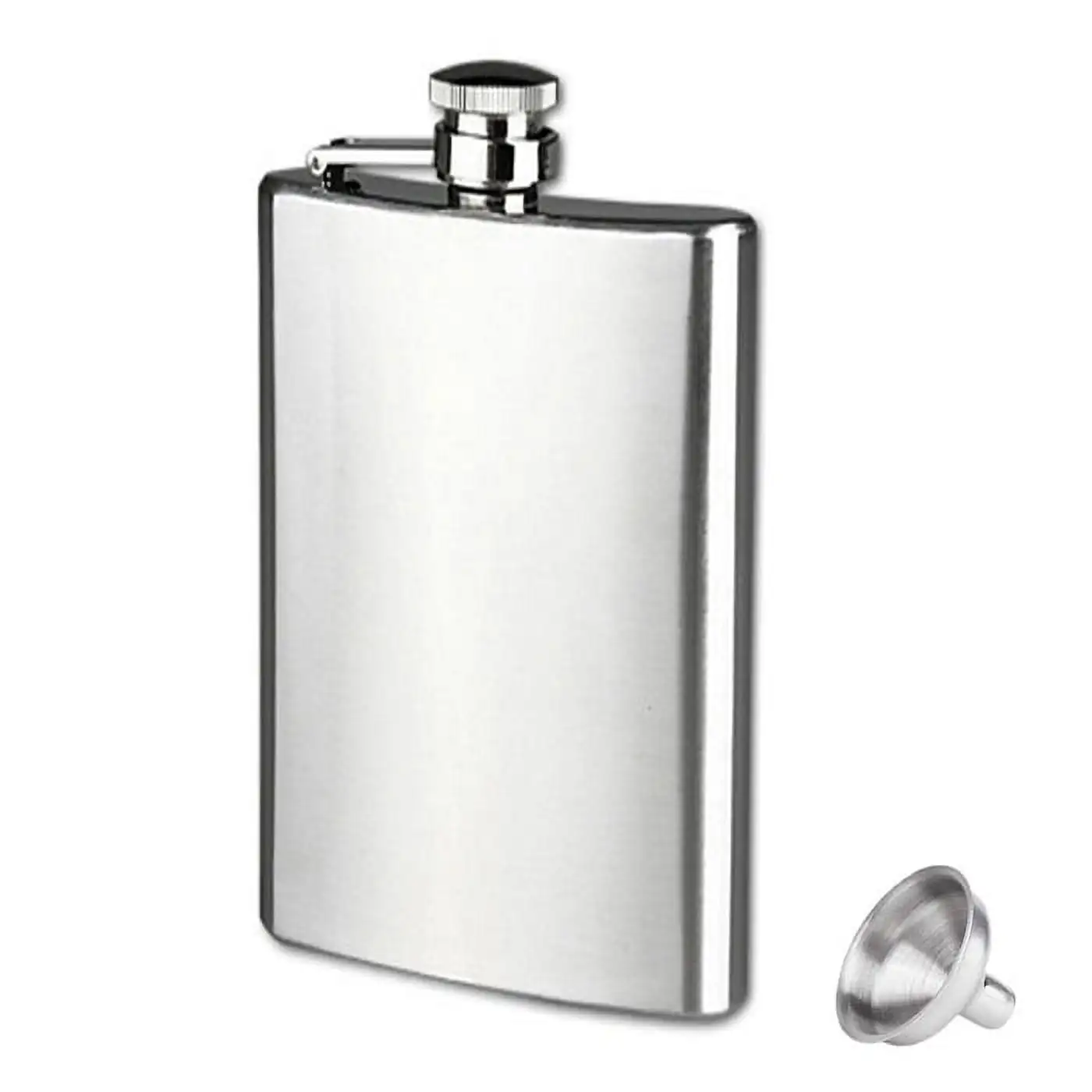 1 Pack Pocket Size 10oz Stainless Steel Hip Flask Mosunx Screw Cap Liquor Whiskey Container For Backyard Outdoor Activities