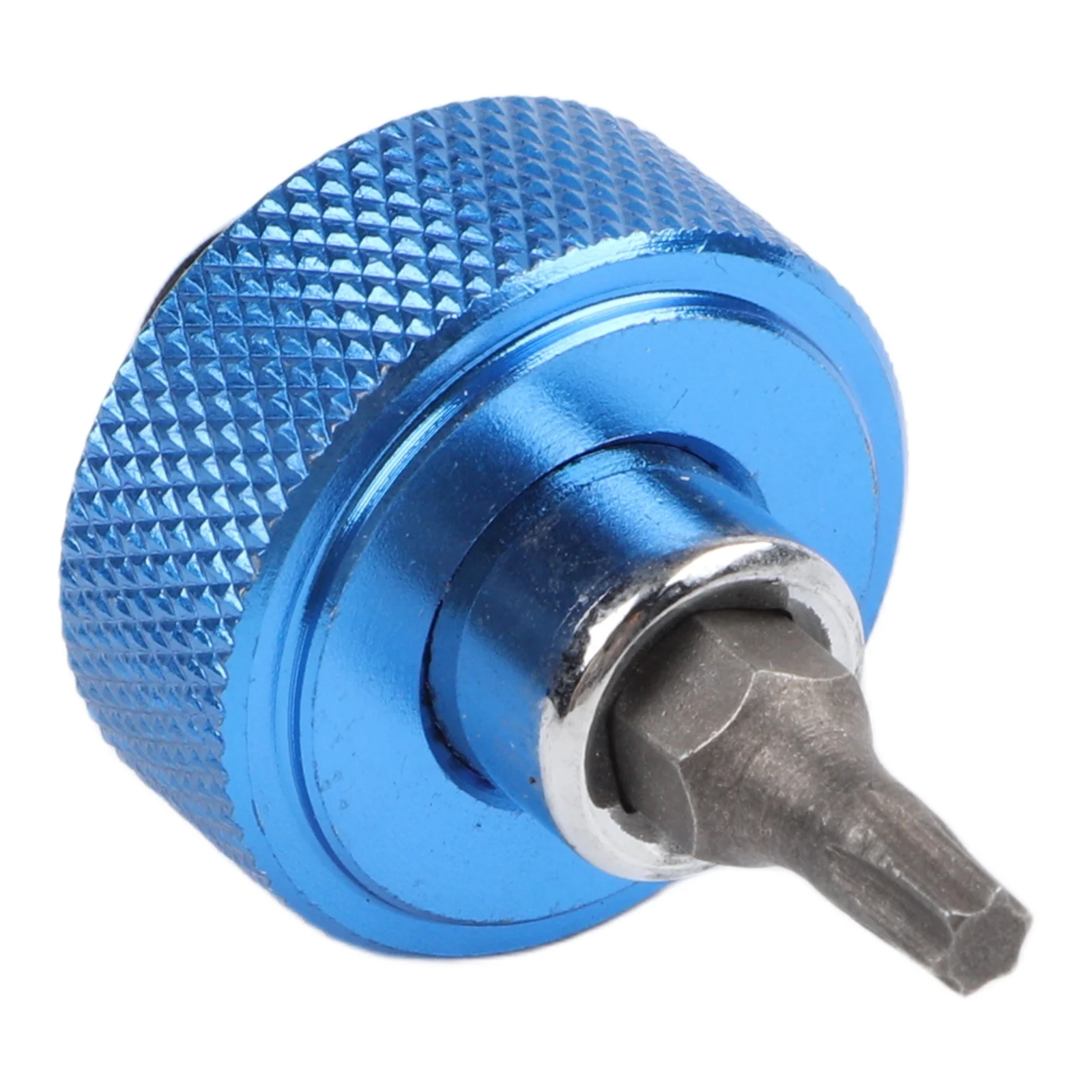 1/4 Inch Drive Short Screwdriver Wrench With Knurled Grip, Steel Thumb Wrench Socket Tool For Repair Maintenance, Includes 10 Bi