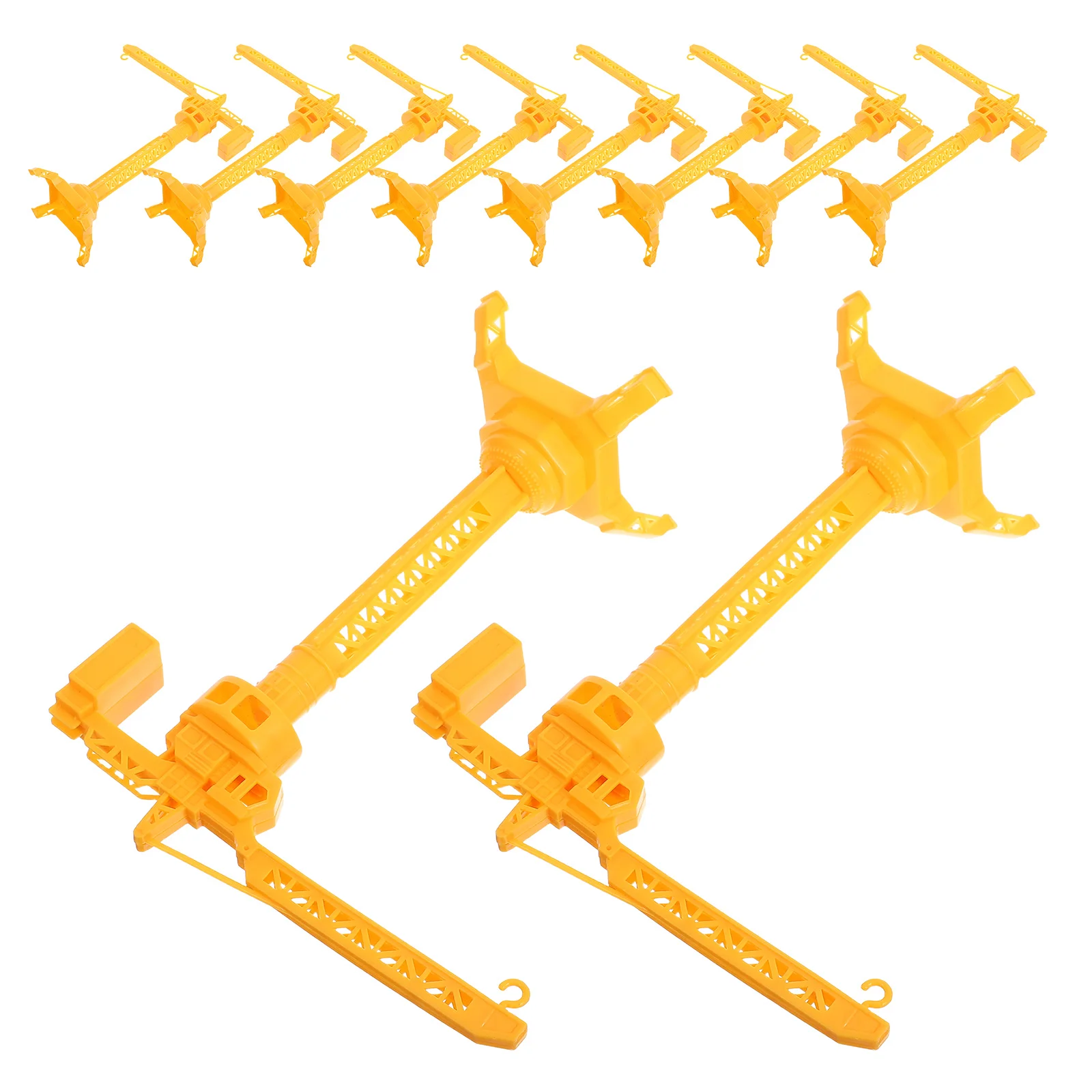 Set da gioco per gru di ingegneria per bambini da 10 pezzi Design portatile per uso interno ed esterno Migliora il pensiero logico Giocattolo per gru a torre