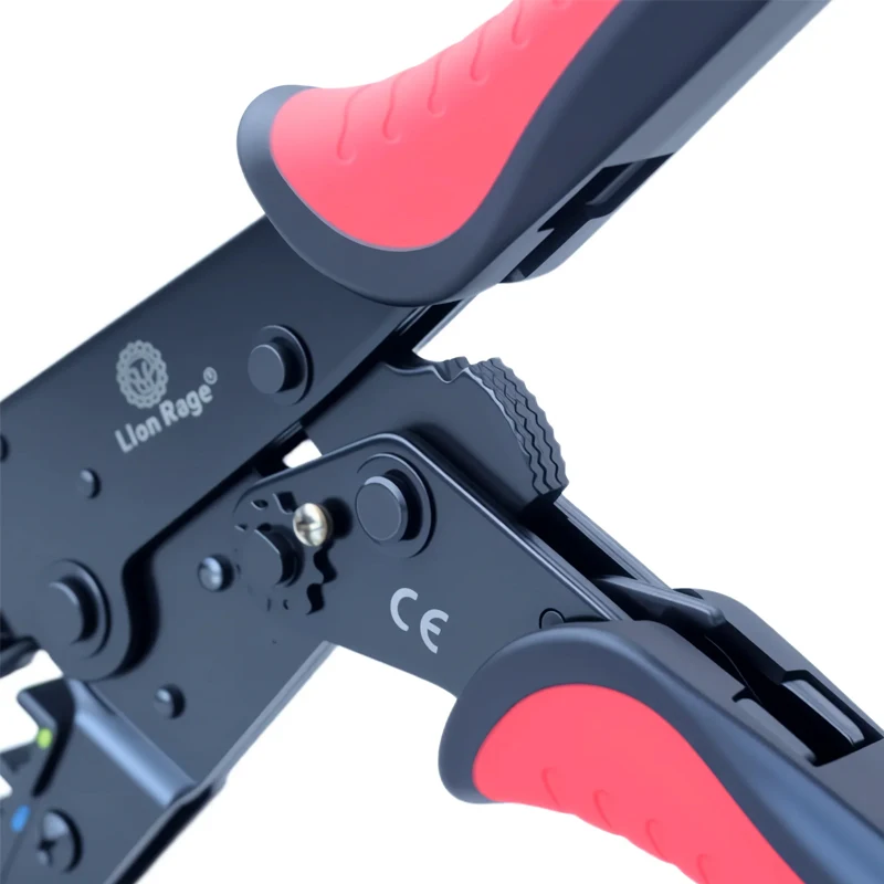 HS Mehrfachbacken-Crimp-Set | Für HD mit Präzisionsbacken, Druckverstellung und rutschfestem Griff | Verkabelung, Heimwerken, Industrie – Detail 6