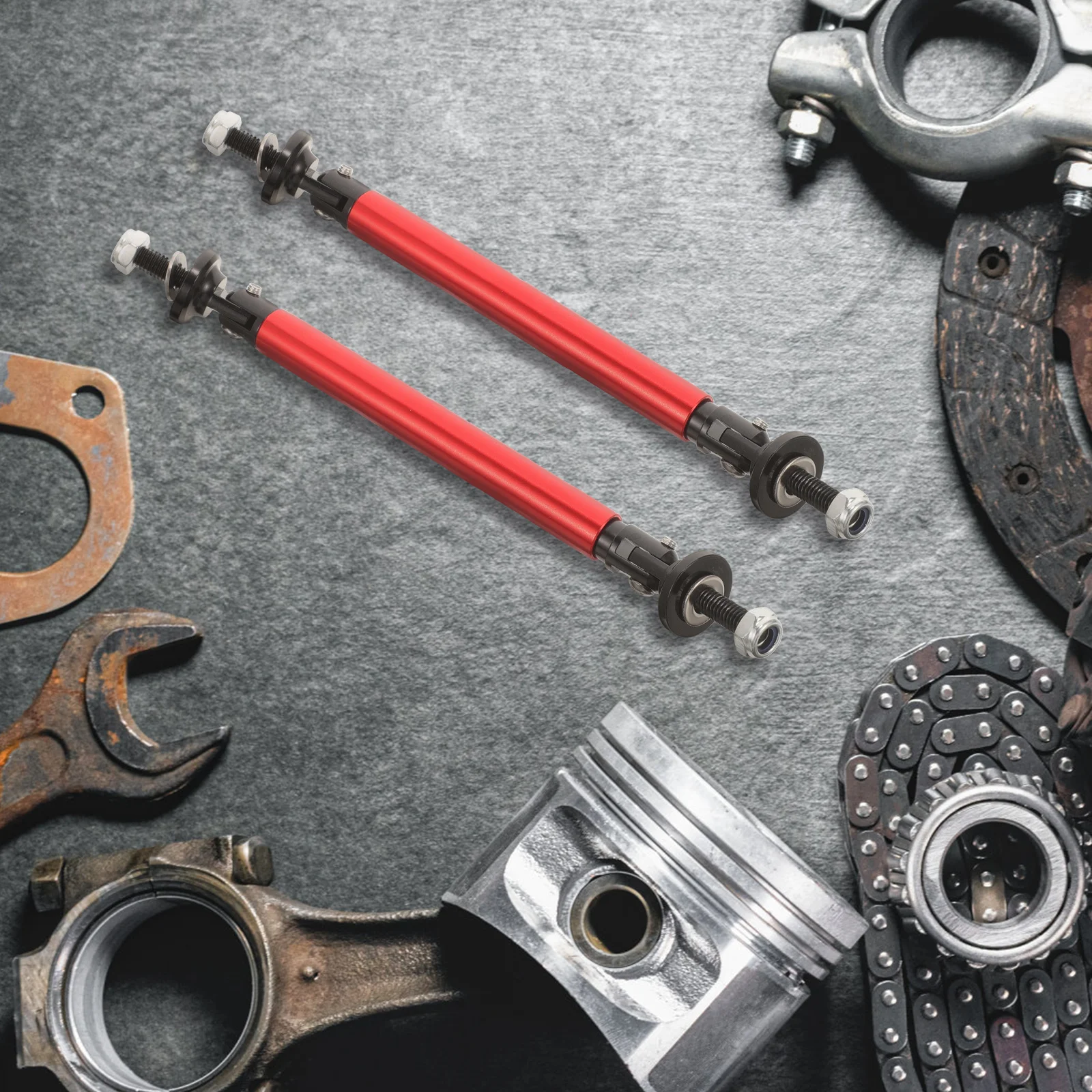 

Aluminum Alloy Front Bumper Lip Splitter Rod Adjustable Racing Car Modification Front Splitter Support Rod Enhances Vehicle