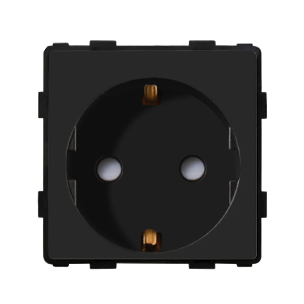 DAJIMEI EU RU Standard Plastic Panel Frames 1/2/3Gang Wall Push Button Switch Base Wall Socket Function Part TV ST USB DIY Part