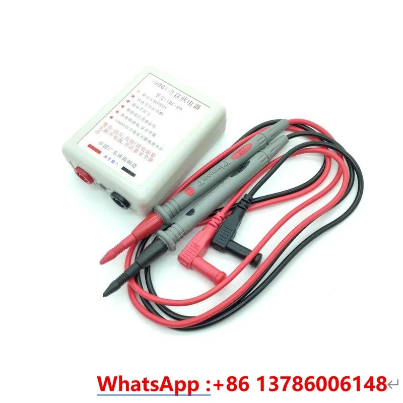Lápiz de descarga de condensadores de 4000V, herramienta de descarga especial con indicador luminoso para condensadores de alto voltaje