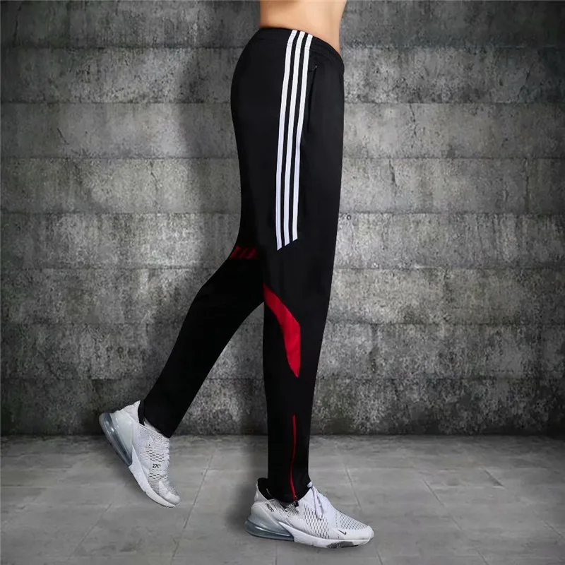 Running Pants for Men Training Jogging Sports Pants With Zipper Pockets Trousers Football Fitness Leggings Sweatpants