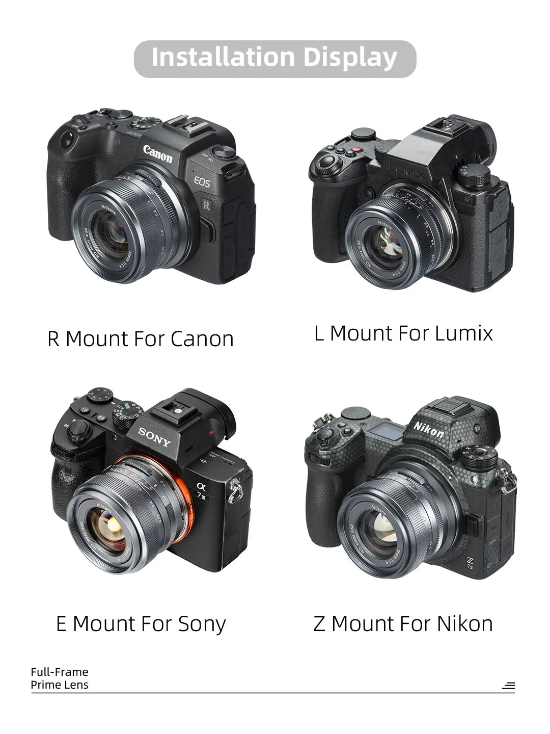 7artisans Vollformat 35mm F1.4 III Große Blendenöffnung Festbrennweiten-Kameraobjektiv für Humanwissenschafts-Fotografie mit Sony E Canon RF Nikon Z L – Detail 10