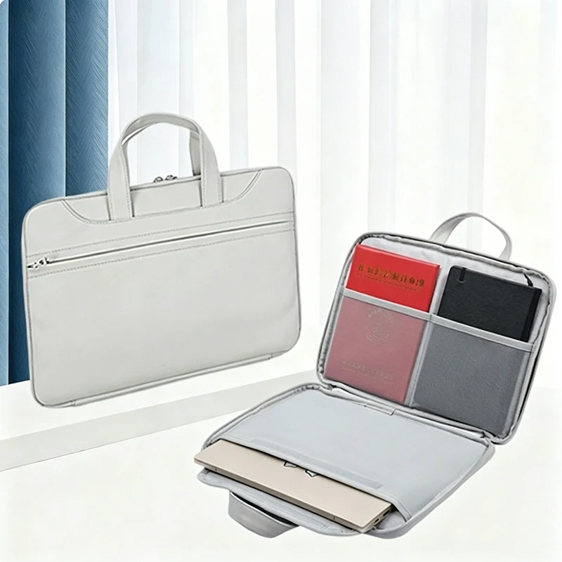 13.3-15.6 Inch Laptop Sleeve Case - Portable Handbag Briefcase for MacBook, Xiaomi, Huawei, ASUS, Men & Women
