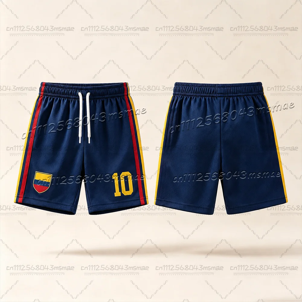 Fußballanzug T-Shirt Shorts für Männer und Frauen Harajuku Kolumbien Fans T-Shirt Shorts Set Kinder Sportanzug 2-teiliges Set – Detail 12