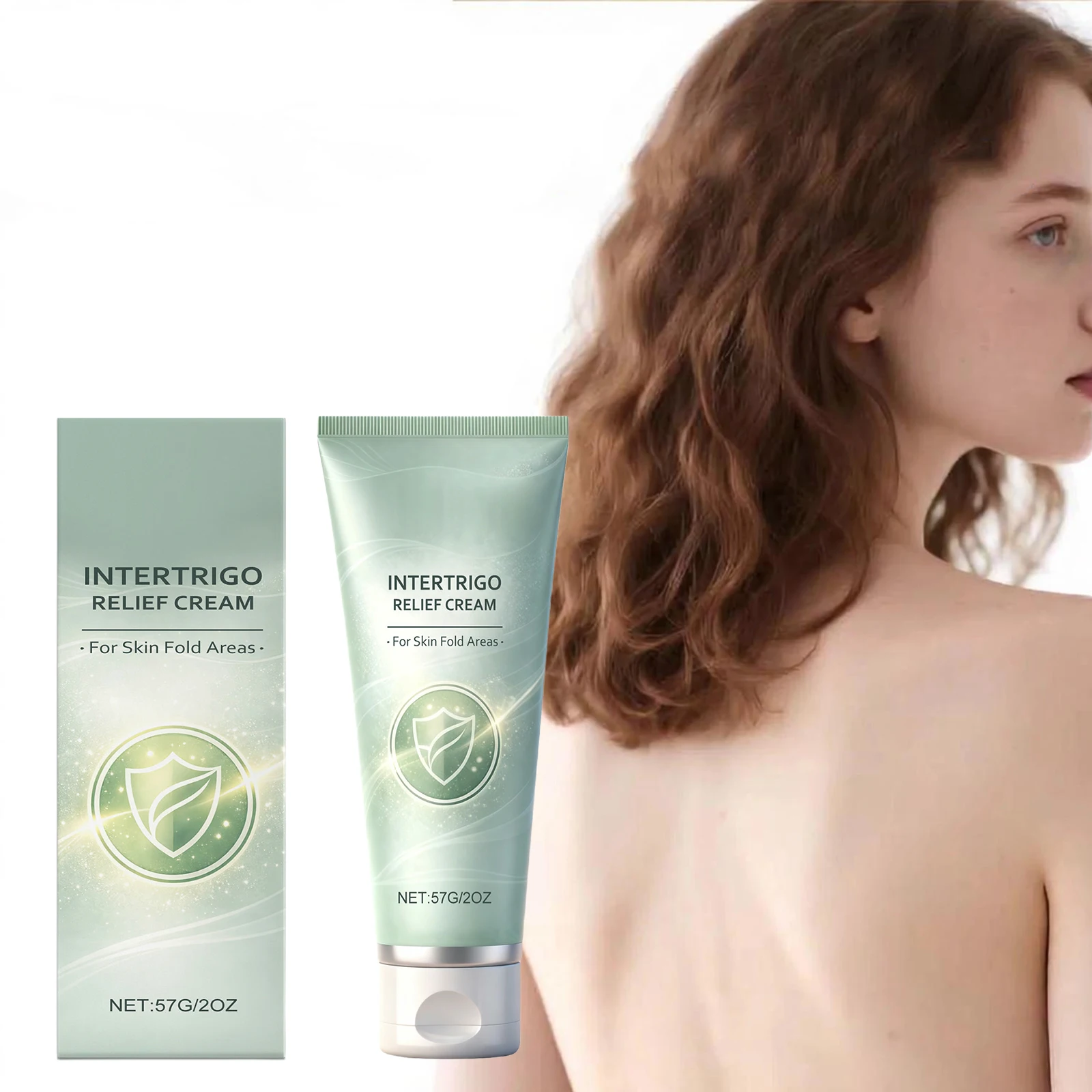 Intertrigo Relief Cream Soothing Body Redness Repair Skin Barrier Relieve Dryness Nourishing Brightening Lasting Moisture Cream