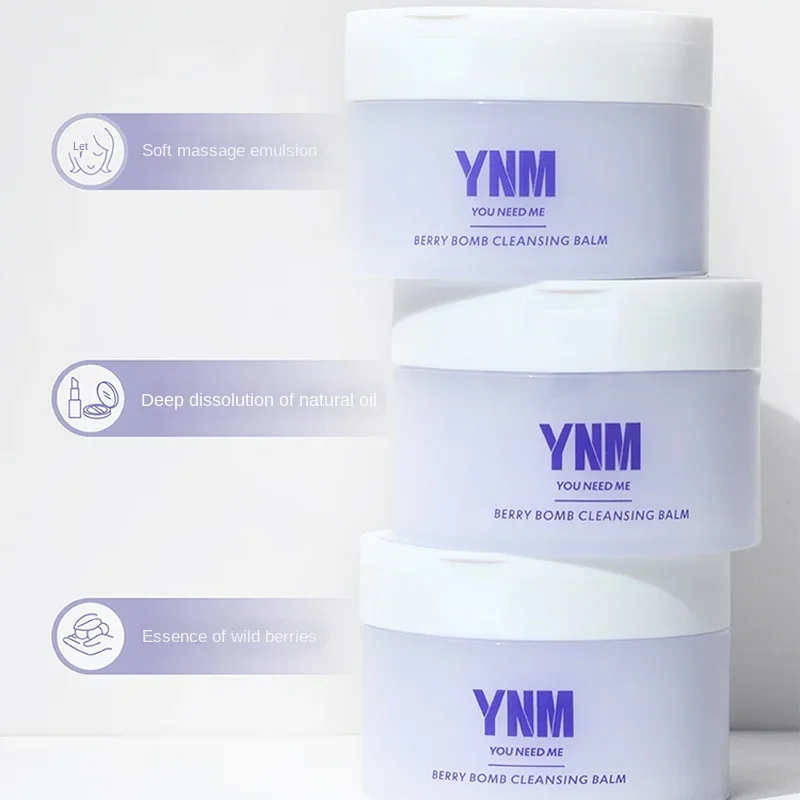 YNM Facial Makeup Remover Cream Deep Cleansing Skin Care Moisturizing Gentle Remover Balm for Eye Lip Face  Beauty Cosmetics