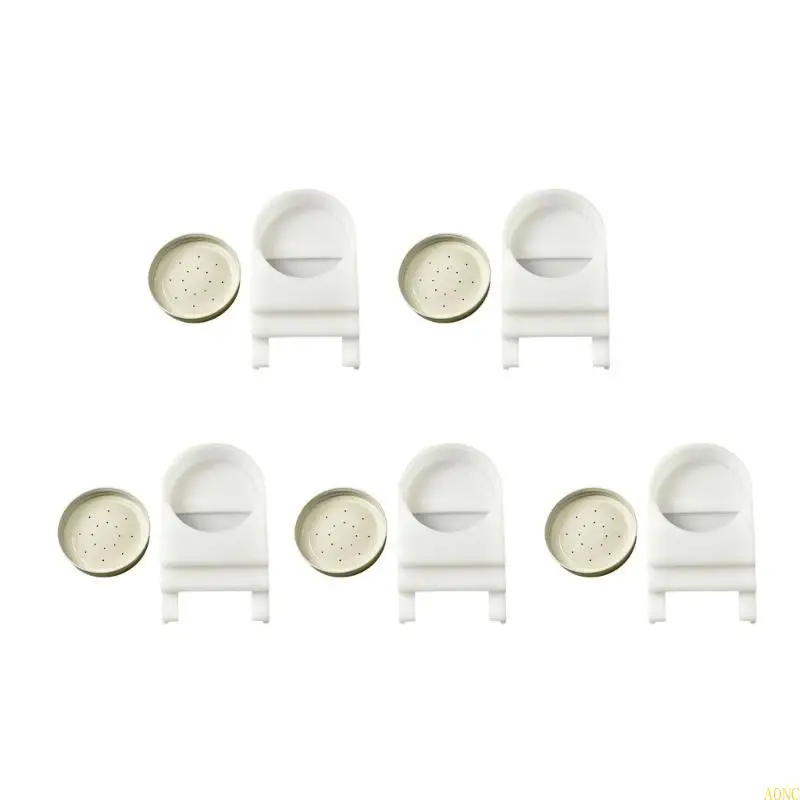 A0NC 꿀벌 음료 디스펜서 곤충 급수기 플라스틱 양봉가 도구 5개 팩