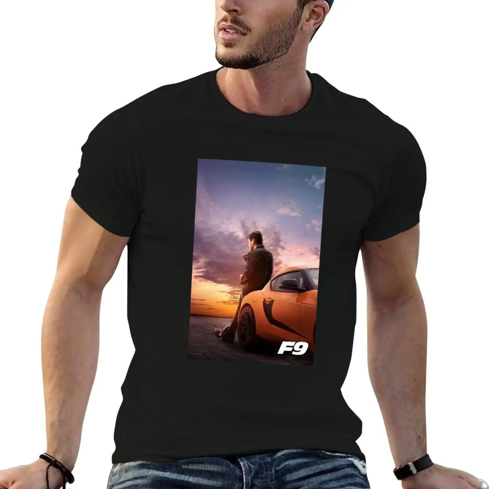 fast and furious 9 T-Shirt Casual Fashion Short Sleeve Cotton T-Shirt