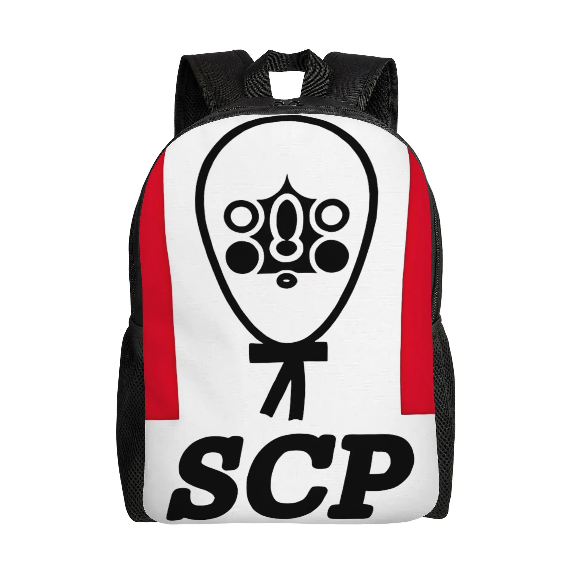

Scp 173 SCP Foundation Schoolbag Daily mochila Large Capacity Cool Horror Aesthetic Backpack For Teens
