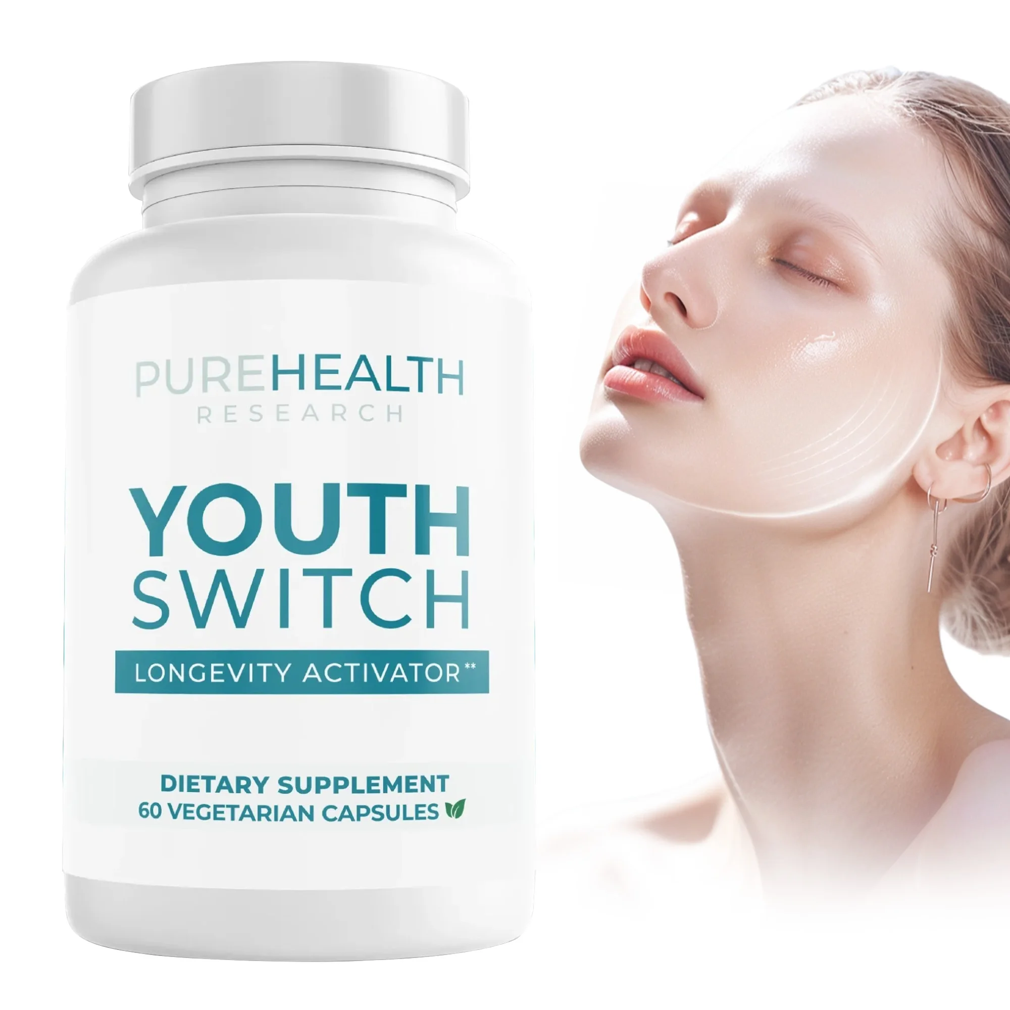Youth Switch - Longevity Activator, Supports Skin Brightness, Transparency & Anti-Aging