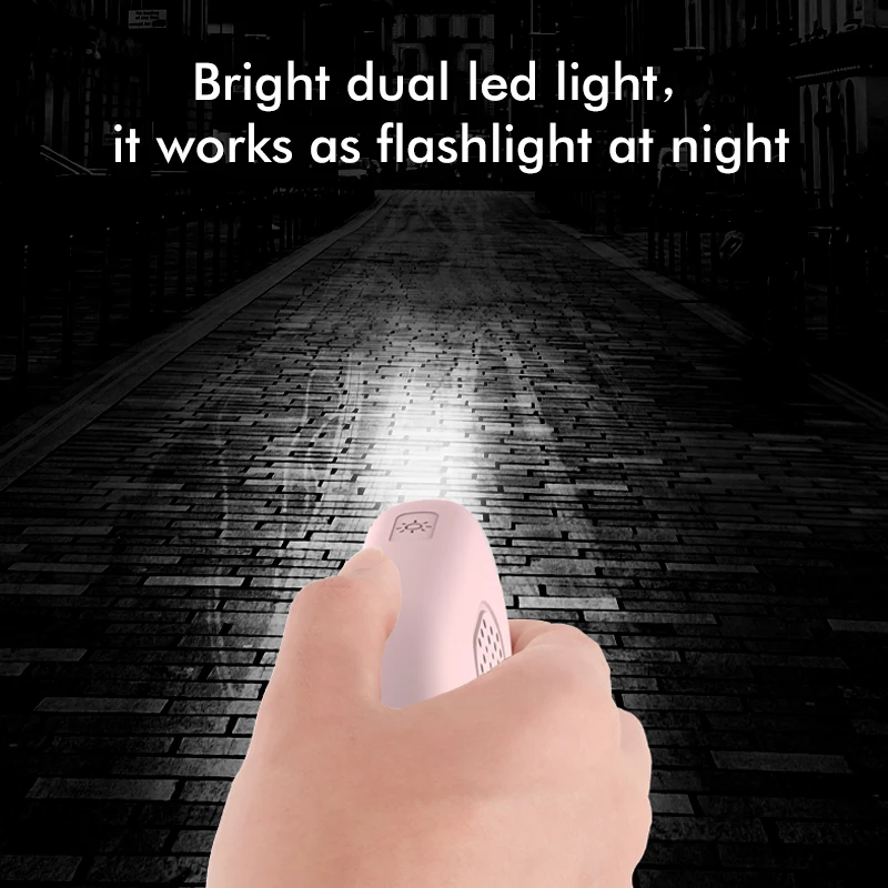 130db Self Defense Alarm Keychain Girl Women Security Protection Alert Strong Emergency Alarm Personal Safety Supplies For Bag