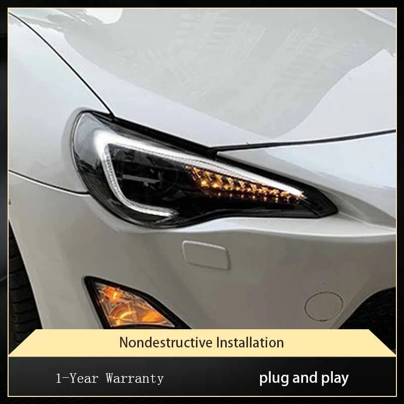 

Автомобильные фары для Toyota GT86 BRZ 2012-2020 фары дальнего и интегрированного света улучшенные детали DRL аксессуары для передней фары