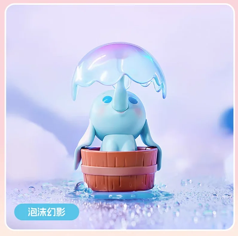 Boîte aveugle authentique Disney Dumbo Day Dream, figurine de dessin animé Kawaii, modèle de décoration de bureau, poupée jouet, cadeau d'anniversaire pour amis