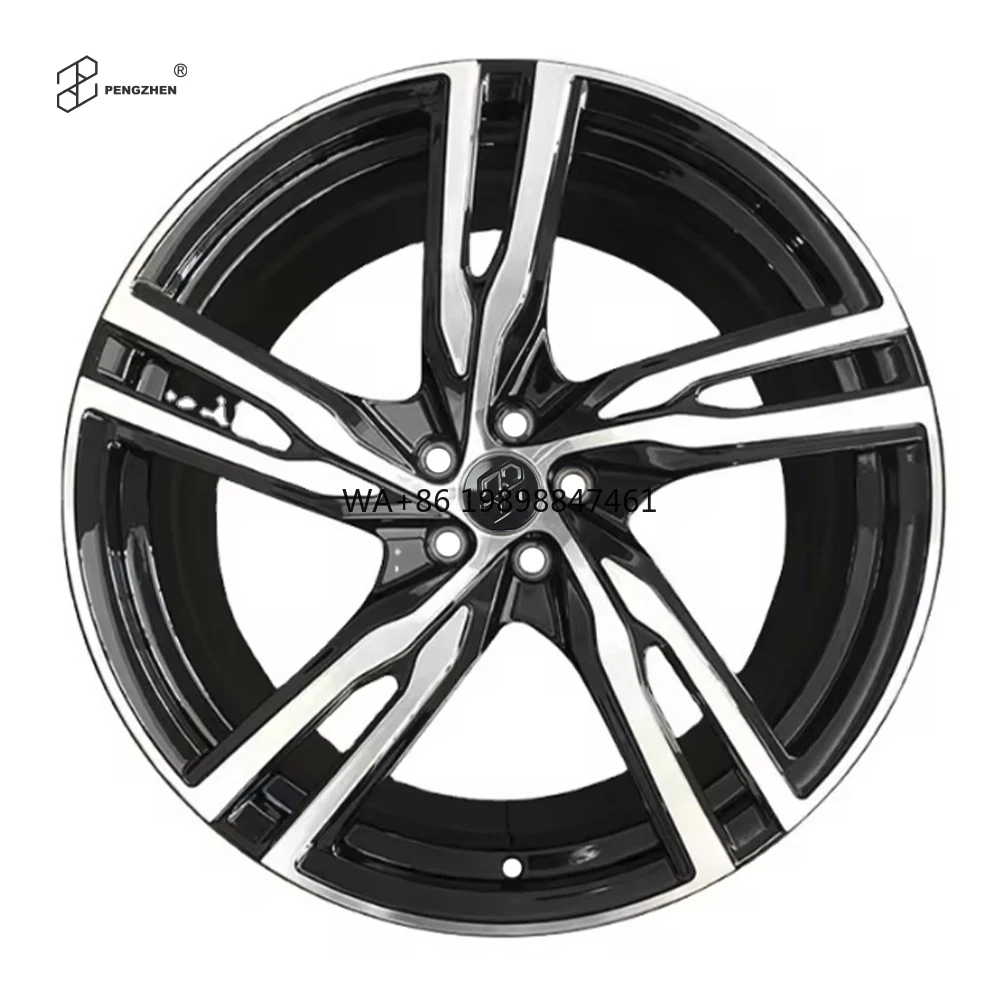 

for OEM Gloss Black Machine Face Five Spoke 5x108 18 19 20 Inch Forged Alloy Wheels Luxury high-end customization
