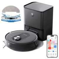 Proscenic Q8 Max Robot Vacuum Mop Combo with Self-emptying Station Max 4200Pa Suction 200min Runtime Smart 360° LiDAR Navigation