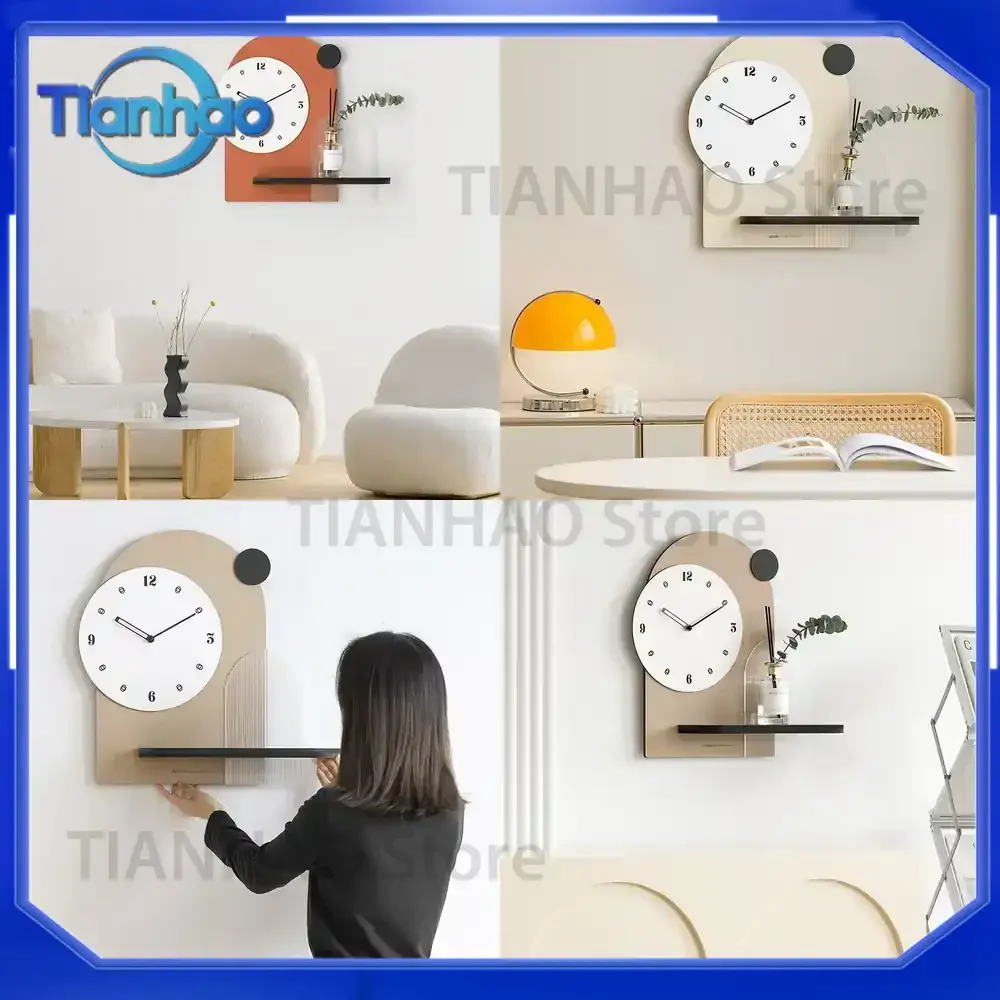 Wall Clock for Living Room Modern Simple Light Luxury Atmosphere New Home Decoration Wall Hanging
