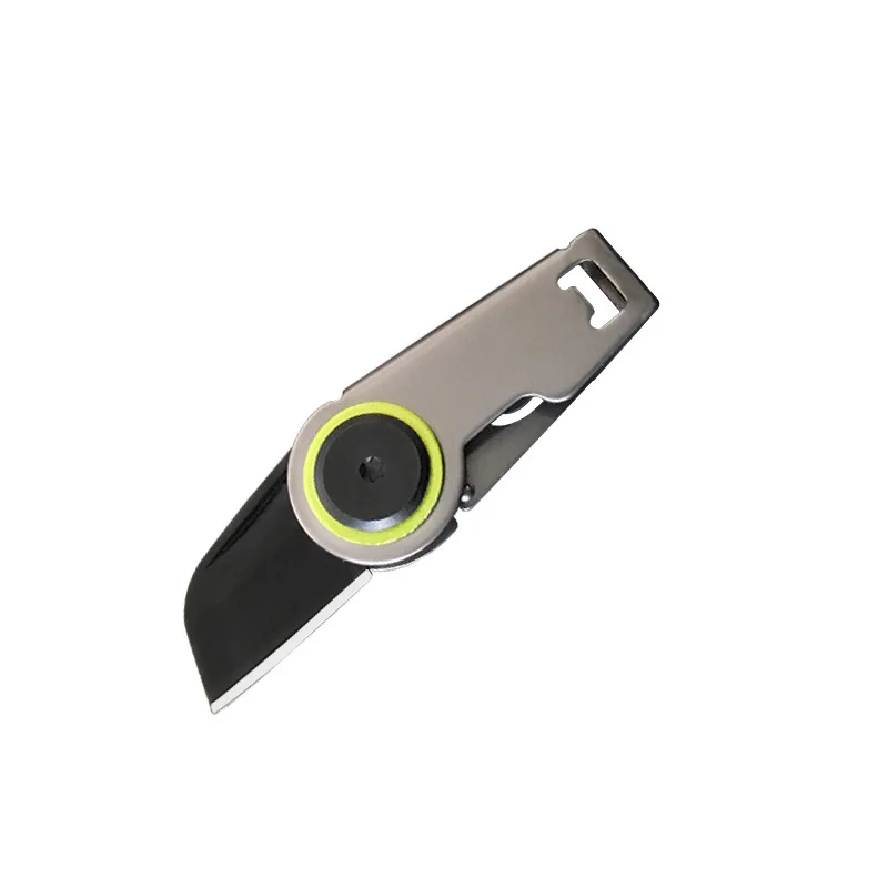 جديد خمر صغير فائدة سستة سكين لتفريغ صناديق اكسبرس EDC أداة المفاتيح قلادة سكاكين الجيب بقاء في الهواء الطلق أيضا #6