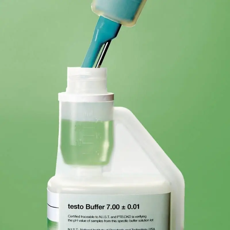 Testo 206 205 Buffer Calibration Solution PH 4.01 7.00 250ML In Dosing Bottle 0554 2061/0554 2063