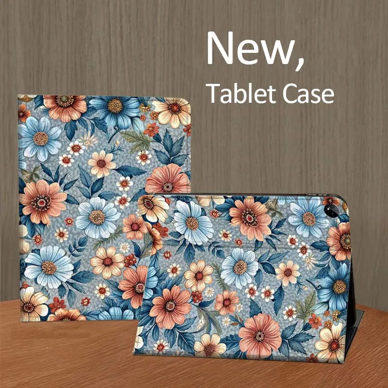 

Beautiful flower pattern Tablet Case For Vivo IQOO Pad Air Pad3 IQOO Pad5 Pad2 Pad3 SE Pro 11.5 12.1 12.3 13 Inch
