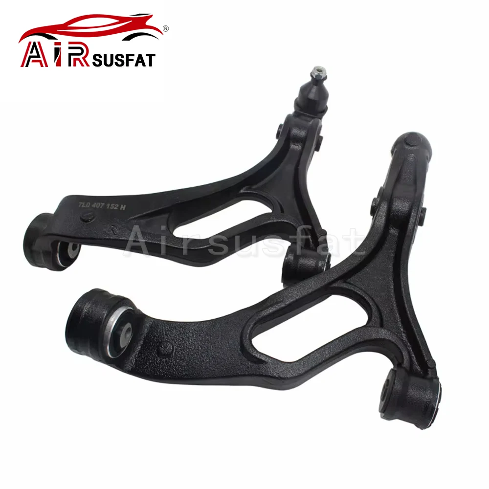 

2PCS Front Lower Air Suspension Control Arm For Volkswagen Touareg 7L Porsche Cayenne 955 2002-2010 7L0407151H 7L0407152H