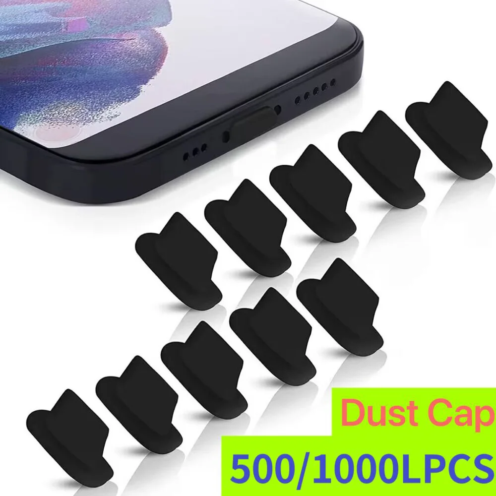 Soft Silicone Mini Type C Dust Plugs For Samsung Xiaomi Huawei Phone USB Charging Port Protector Cover Type-C Anti-dust Cap Sof