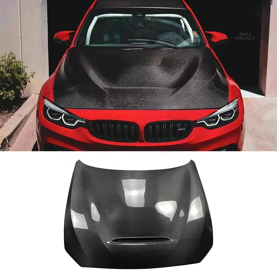 

M2 F87 Front Hood Bonnet GTS Style Carbon Fiber Hood Bonnet for BMW F22 F87 F21 M2 M2C M235i 14-19 Engine Hood