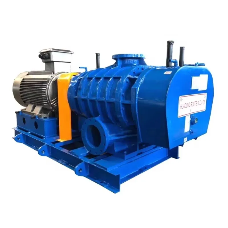 Factory supplies large-capacity electric industrial oxidation two-blade flue gas blowers.