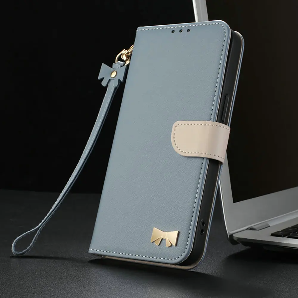 Funda de Lujo Tipo Libro de Cuero con Correa Cruzada para Sony Xperia 1 VII 2025, Funda para Sony Xperia 10 5 1 VI, Xperia 10 V 5V 1 IV