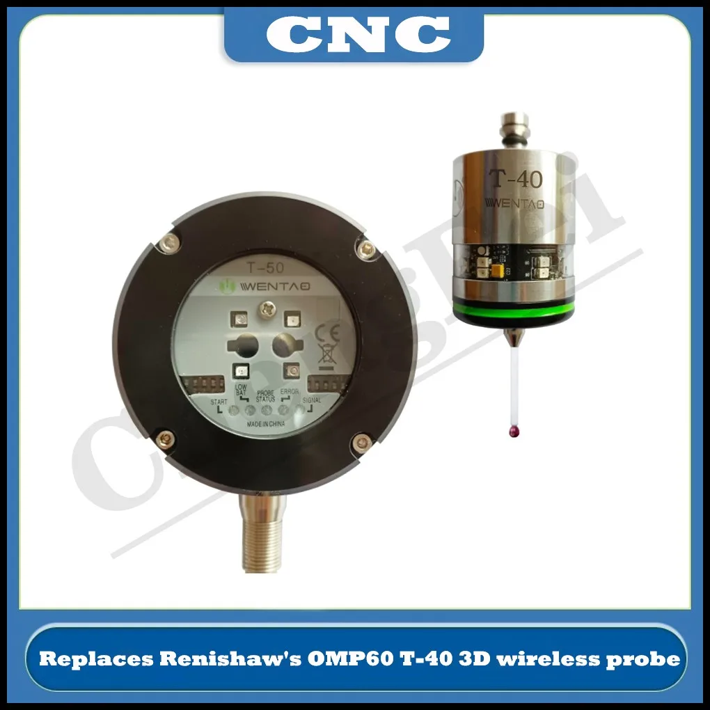 Cnc T-40 Machine Tool Infrared Probe Wireless R Measurement Probe 2d 3d Mold Inspection Sensor To Replace Renishaw cyclmotion