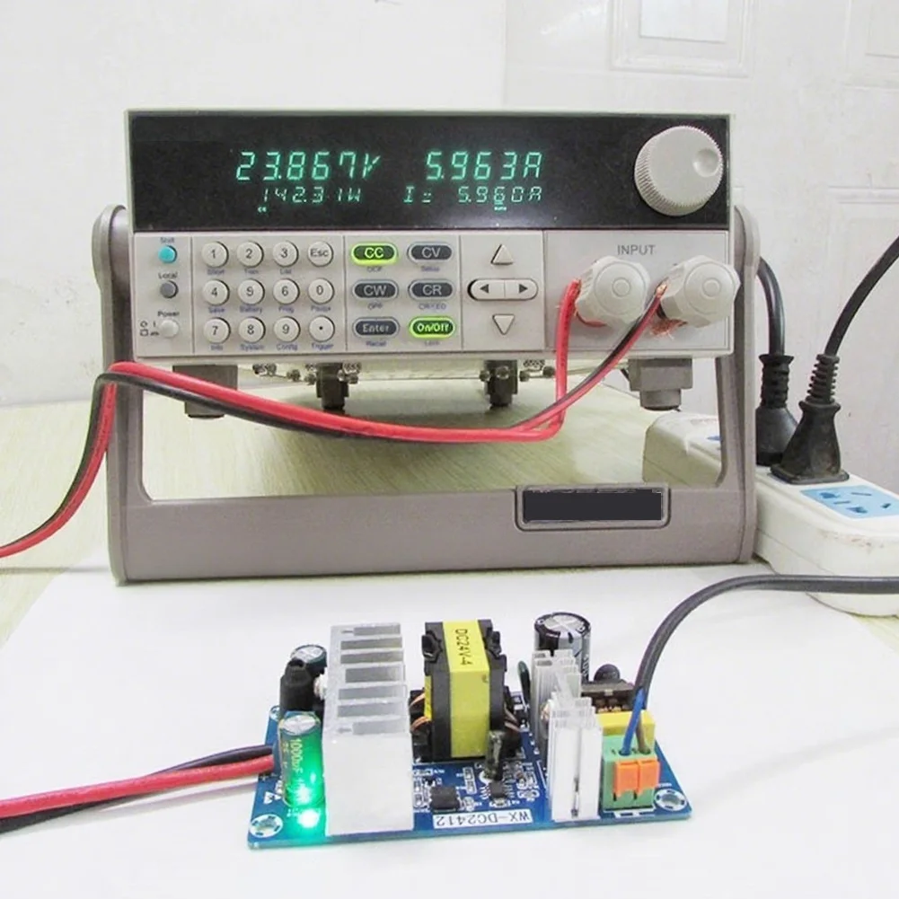 

Понижающий трансформатор переменного тока 85-265 В до 24 В, 4A, 6A, импульсная плата питания для электрооборудования, аксессуар для инструментов