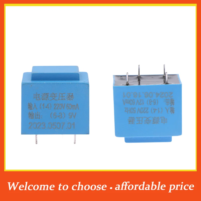 VP 1pc 0.5W 220V To 12V Power Mini Sealed Type Plug In PCB Board 4 Pin Waterproof Encapsulated Transformer