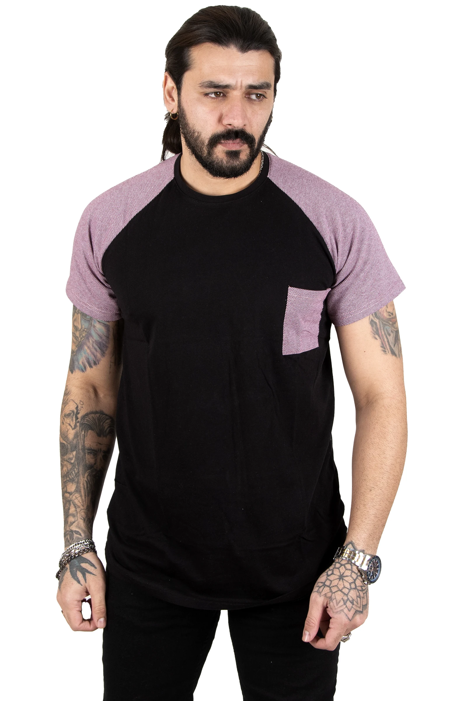 

Мужская футболка с карманами на горловине DeepSEA 2303031