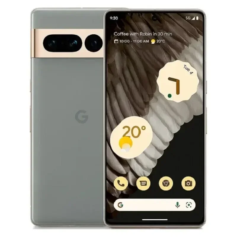 Смартфон Google Pixel 7 Pro 5G, 6,7 дюйма, 12 ГБ ОЗУ, 128/256 ГБ ПЗУ, мобильный NFC, восьмиядерный процессор Google Tensor G2, оригинальный разблокированный сотовый телефон