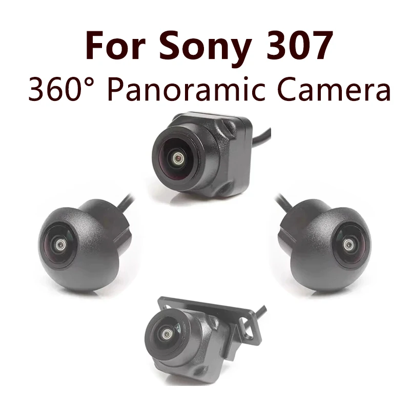 360 Car Camera 1080P for Sony 307 WDR 360 Degree Bird View Surrounding Panoramic 3D Camera System HD for Car Android Player