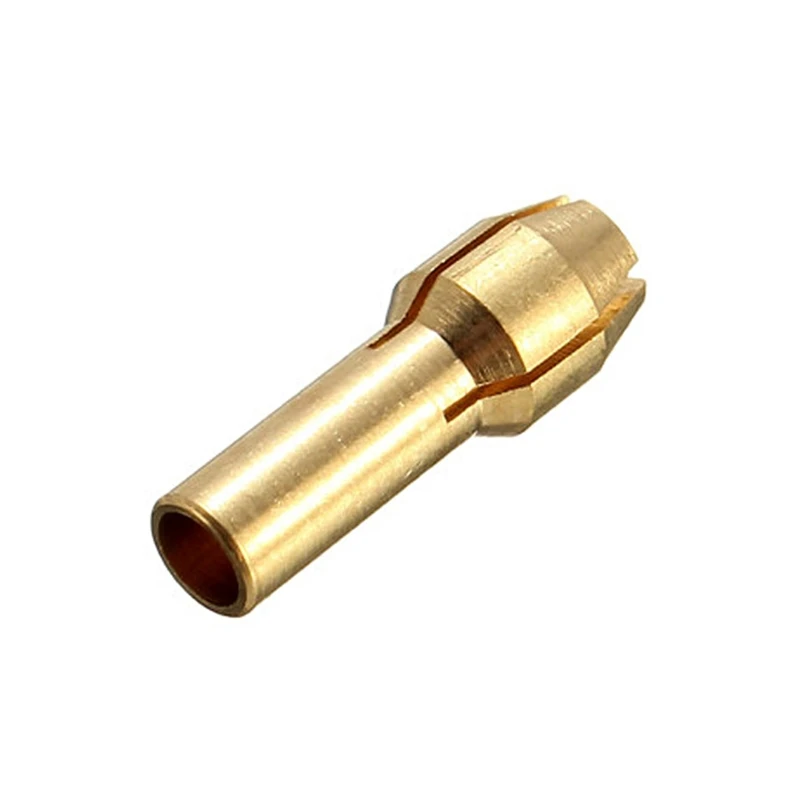 

Y1UB 10Pcs Brass Drill Chuck Collet Bits For Rotary Tool 0.5-3.2mm 4.3mm Shank