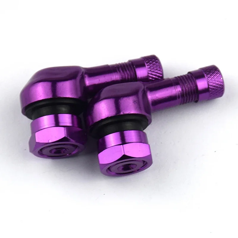 1PCS Motorcycle Tire Valve Stem Rim 90 Degree Angle Aluminum Alloy Valve Motorcycle Wheel Tire Valve Stems Rim Wheel Parts